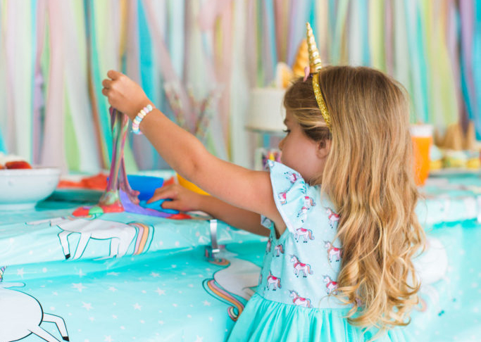 Unicorn theme birthday party clearance dress